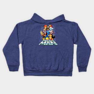 Mega Man and Bosses Kids Hoodie